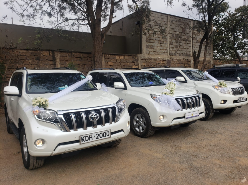 Prado wedding convoy